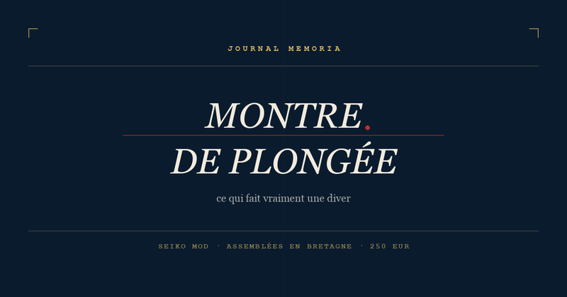 Montre de plongée : ce qui fait vraiment une diver